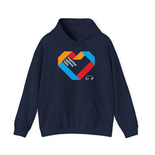 Together Against Hate Heart - Unisex Heavy Blend™ Hooded Sweatshirt