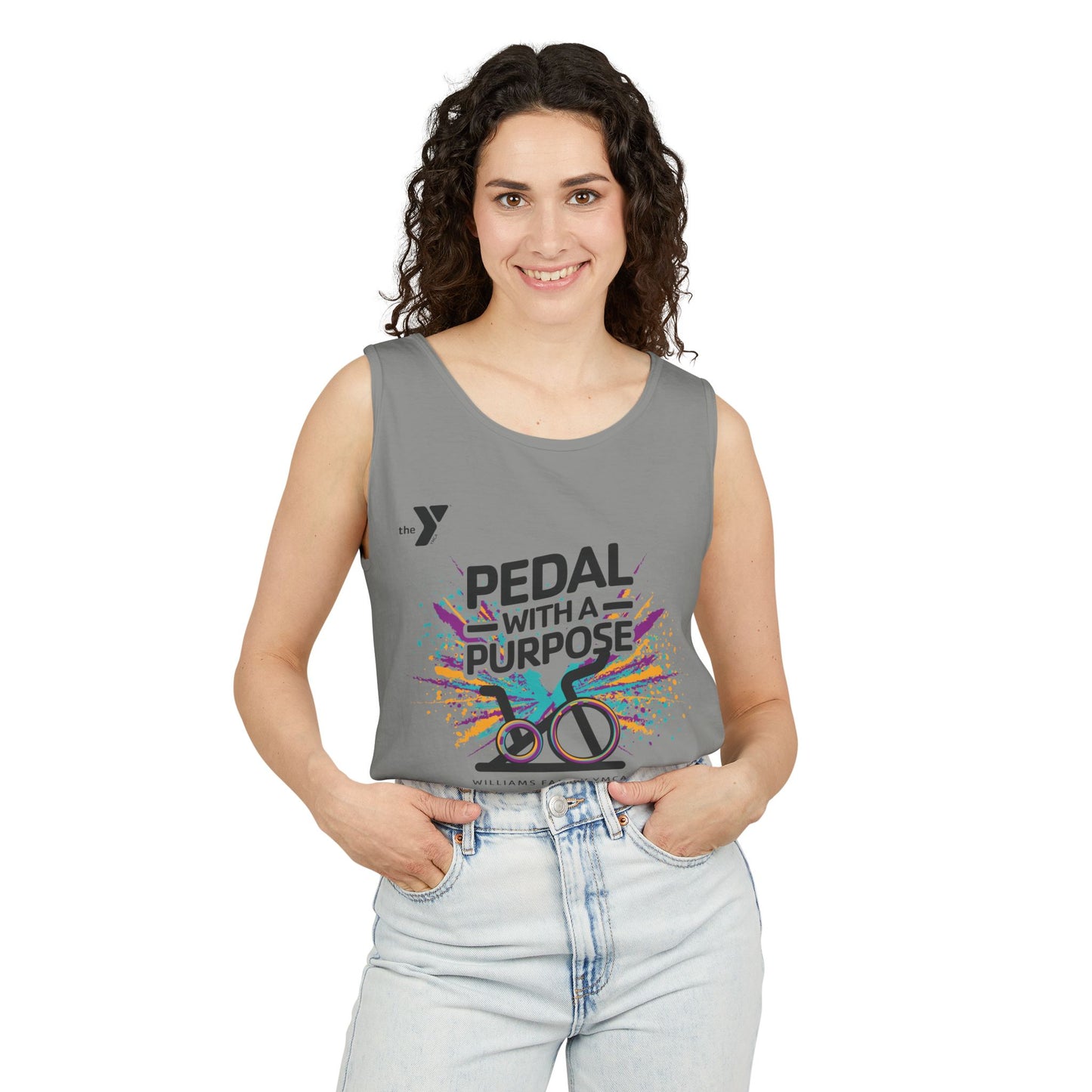 Unisex Williams Y Pedal With a Purpose Garment-Dyed Tank Top