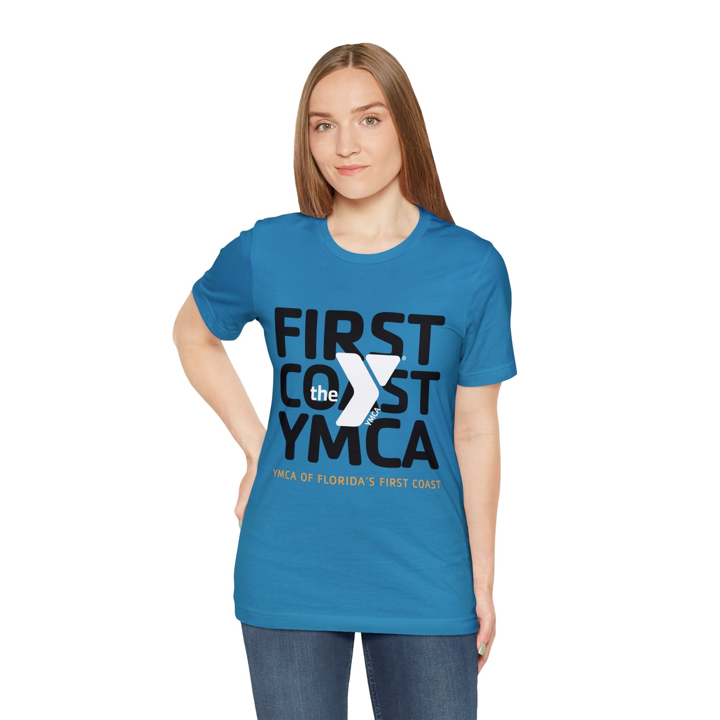 First Coast YMCA Teal Unisex Jersey Short Sleeve Tee