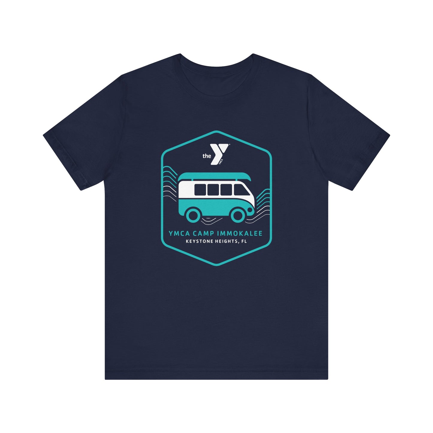 Camp Immokalee Teal Van Short Sleeve Tee