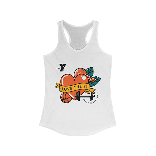 Love the Y - Women's Old School Racerback Tank