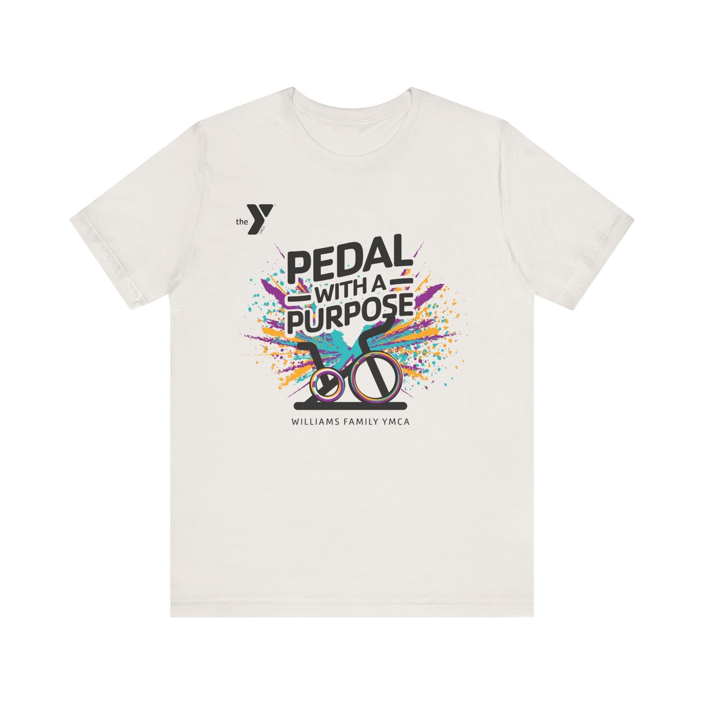 Unisex Williams Y Pedal with a Purpose Jersey Short Sleeve Tee