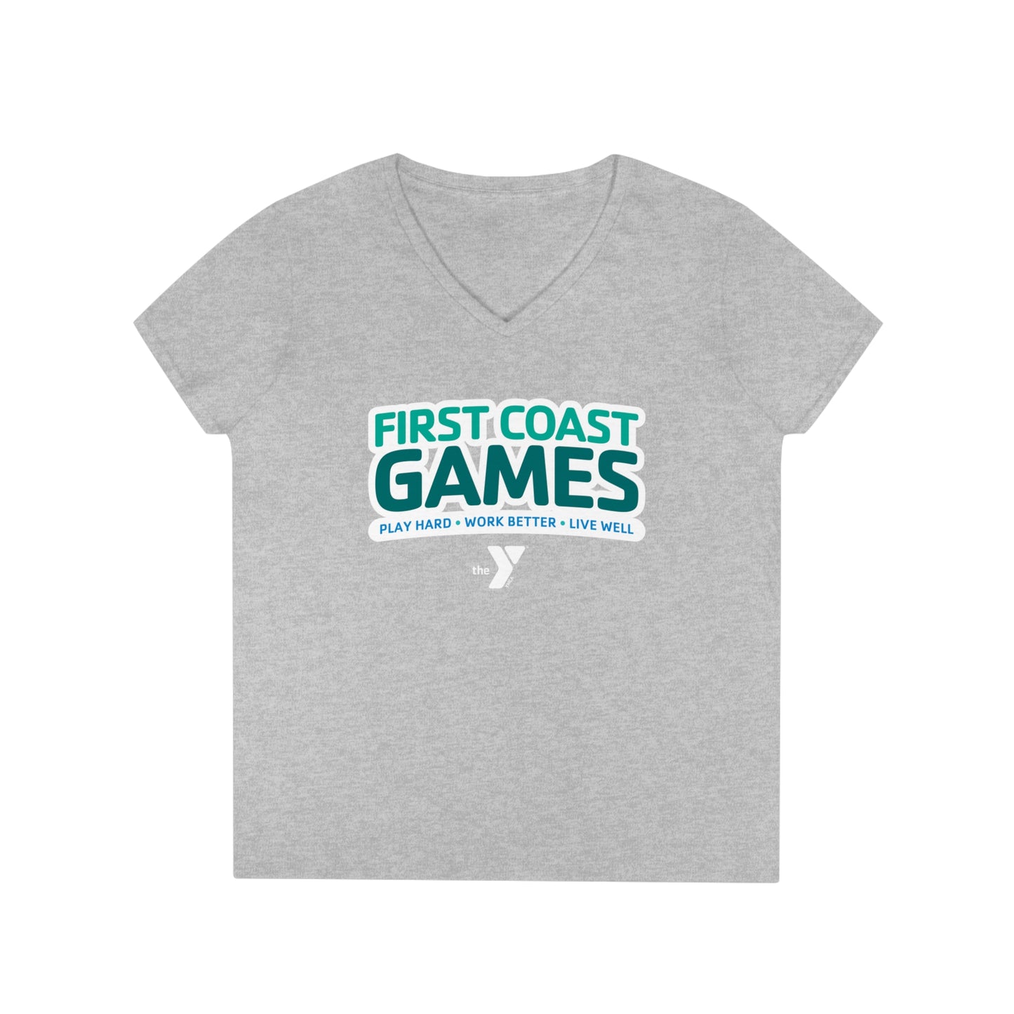 First Coast Games - Ladies' V-Neck T-Shirt