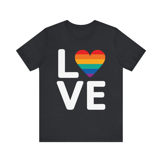 Love the Y - Love Stacked Short Sleeve Tee
