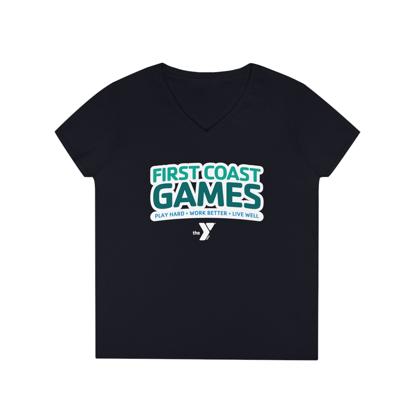 First Coast Games - Ladies' V-Neck T-Shirt