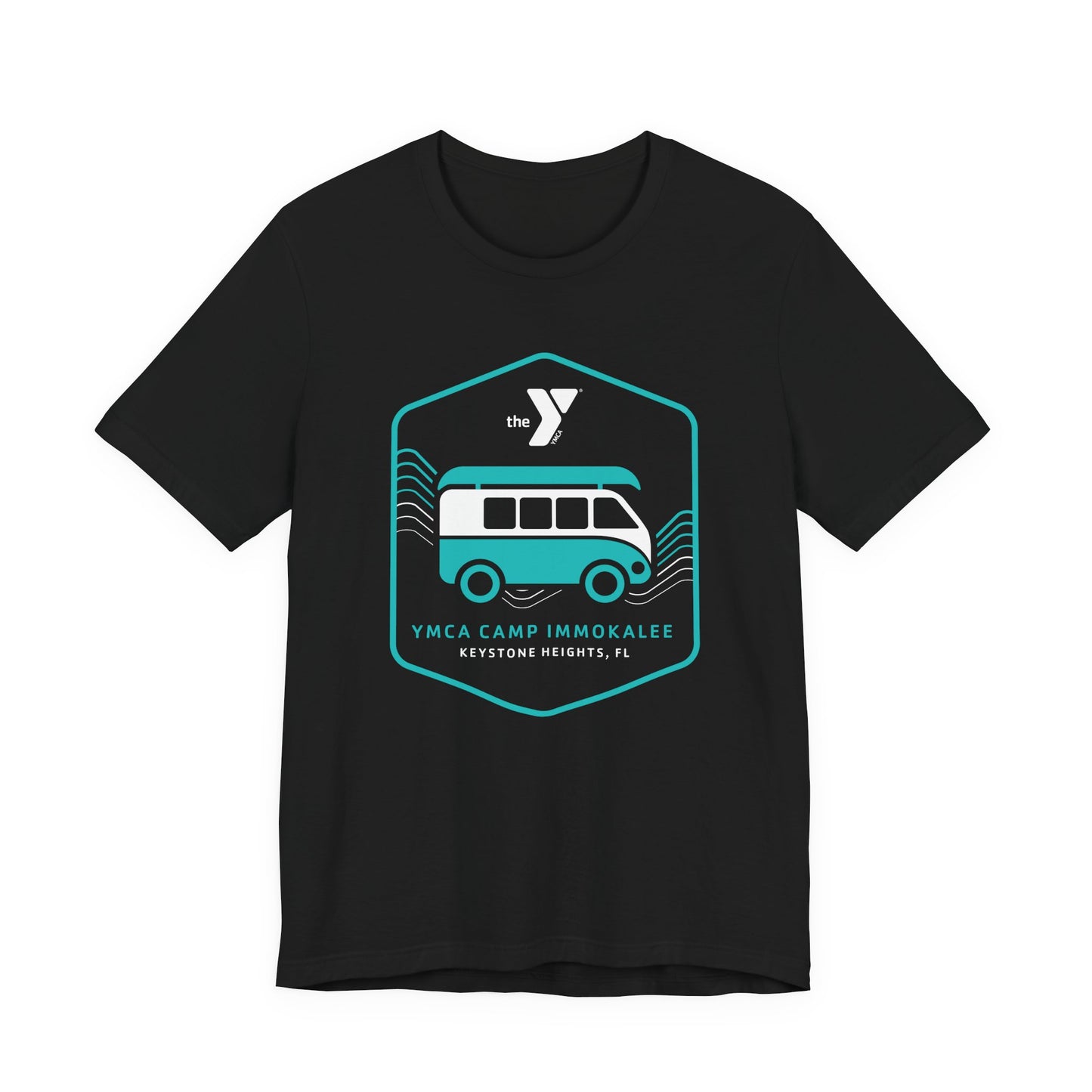 Camp Immokalee Teal Van Short Sleeve Tee