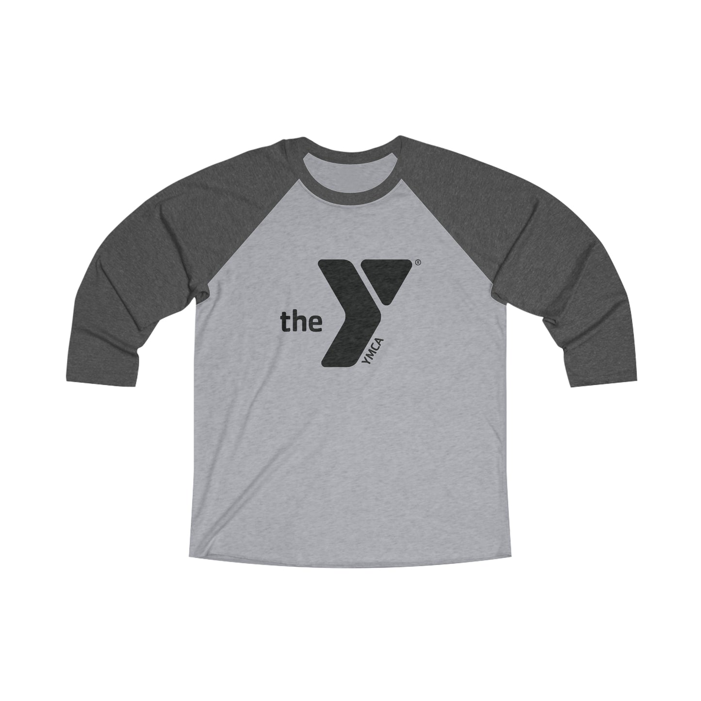 Y logo Unisex Tri-Blend 3\4 Raglan Tee