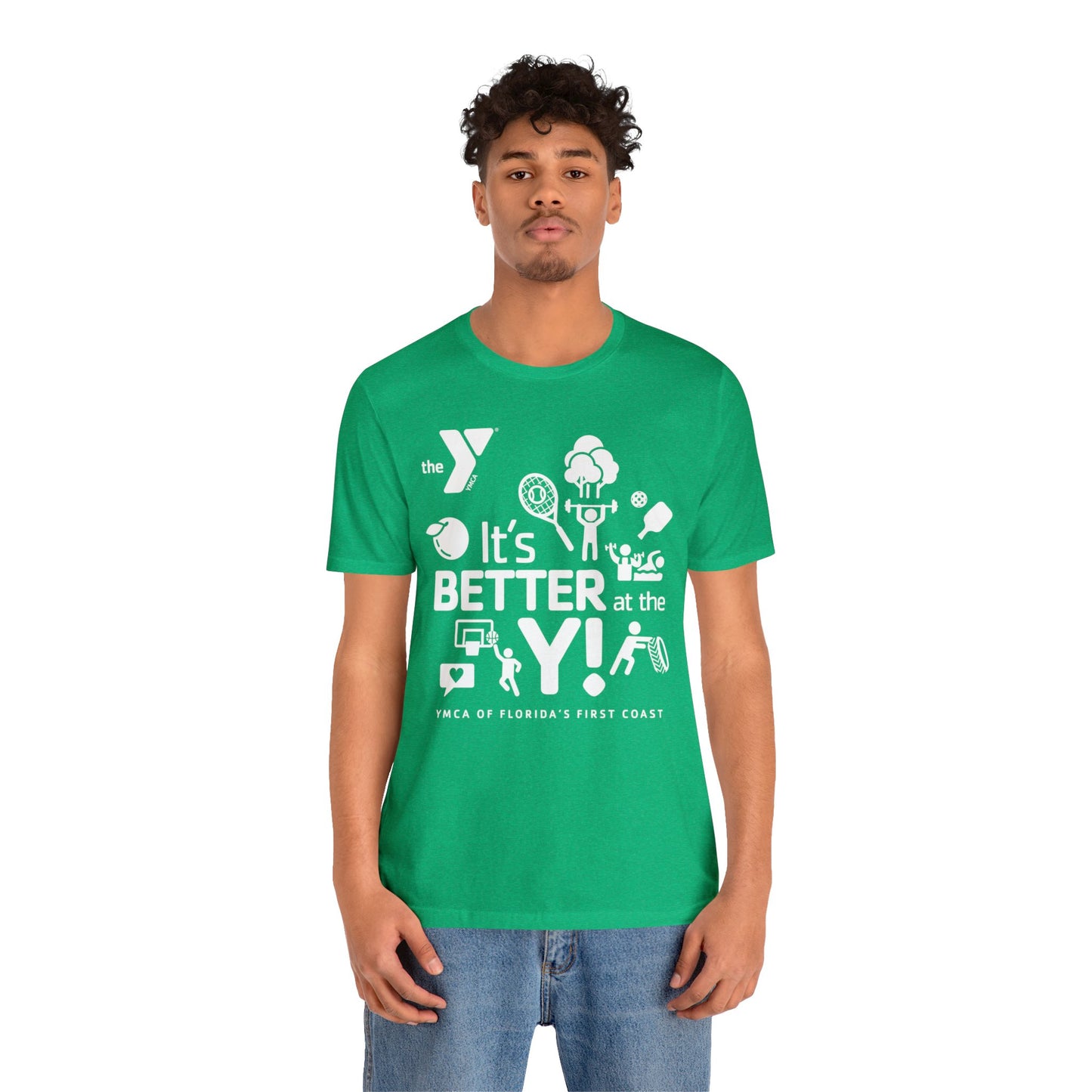 Better at the Y Unisex Jersey Short Sleeve Tee