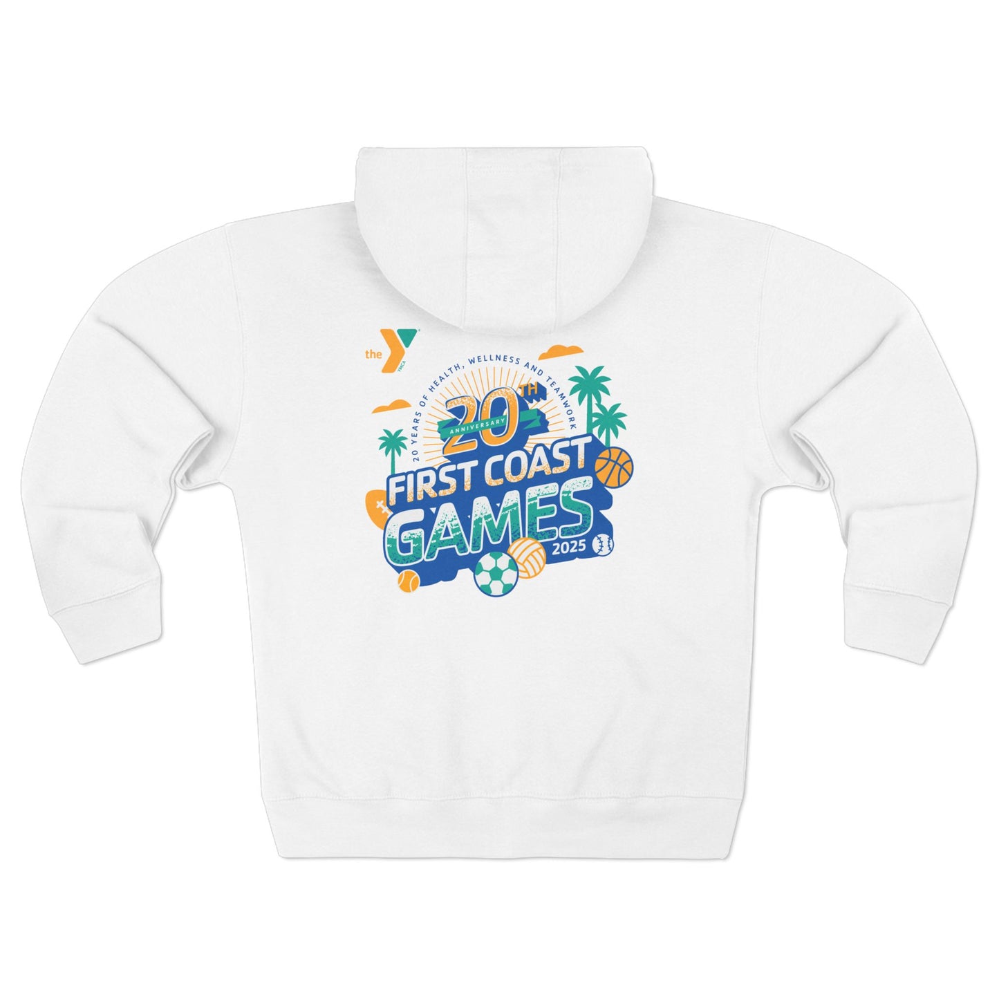 First Coast Games 2025 - 20th Anniversary Unisex Zip Hoodie