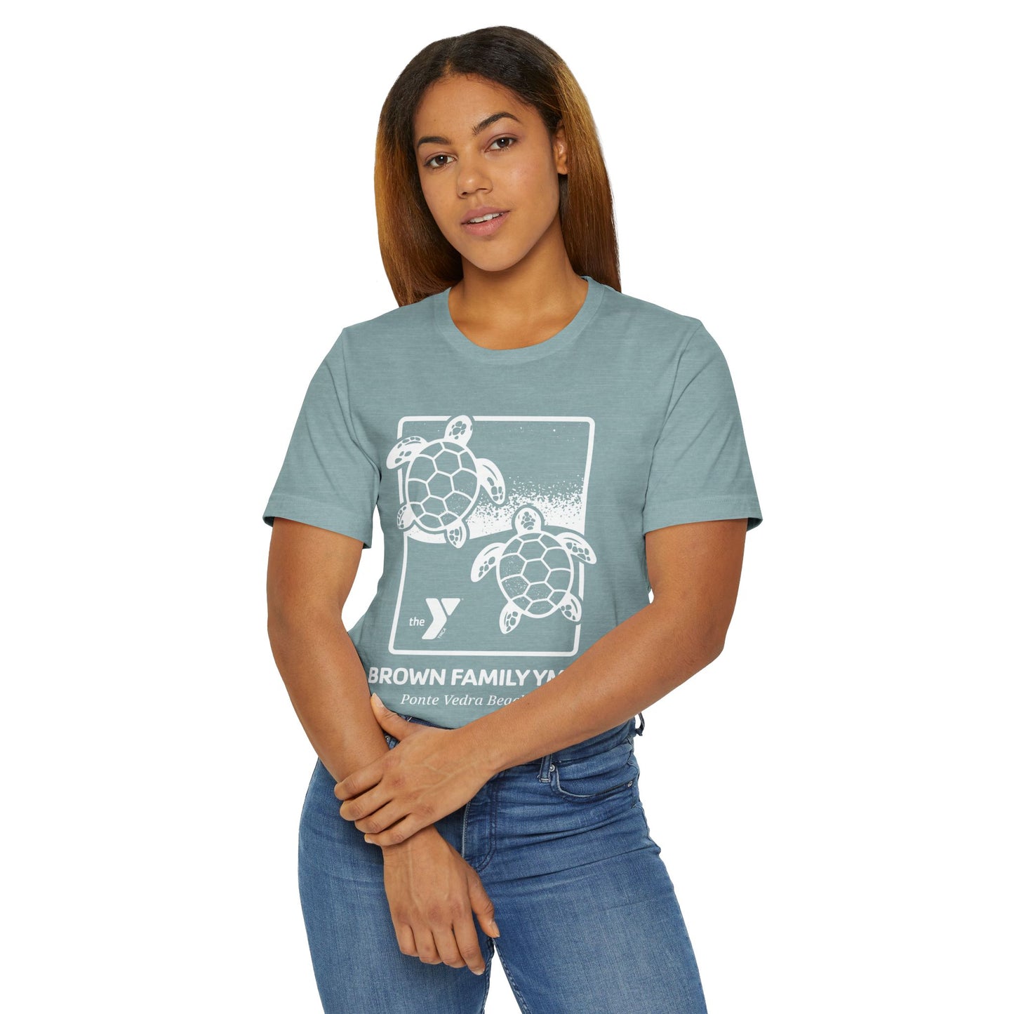 Brown Y Twin Sea Turtles Unisex Jersey T-Shirt