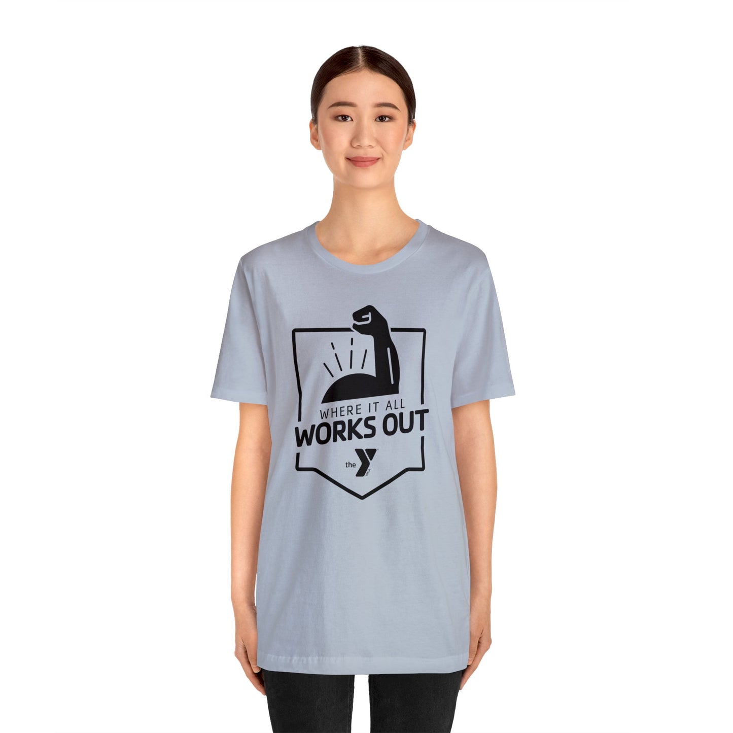 Where It All Works Out Unisex Jersey Short Sleeve Tee