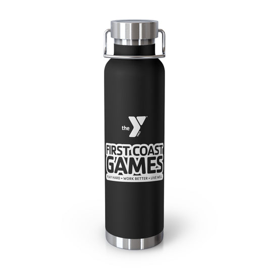 First Coast Games - Copper Vacuum Insulated Bottle, 22oz