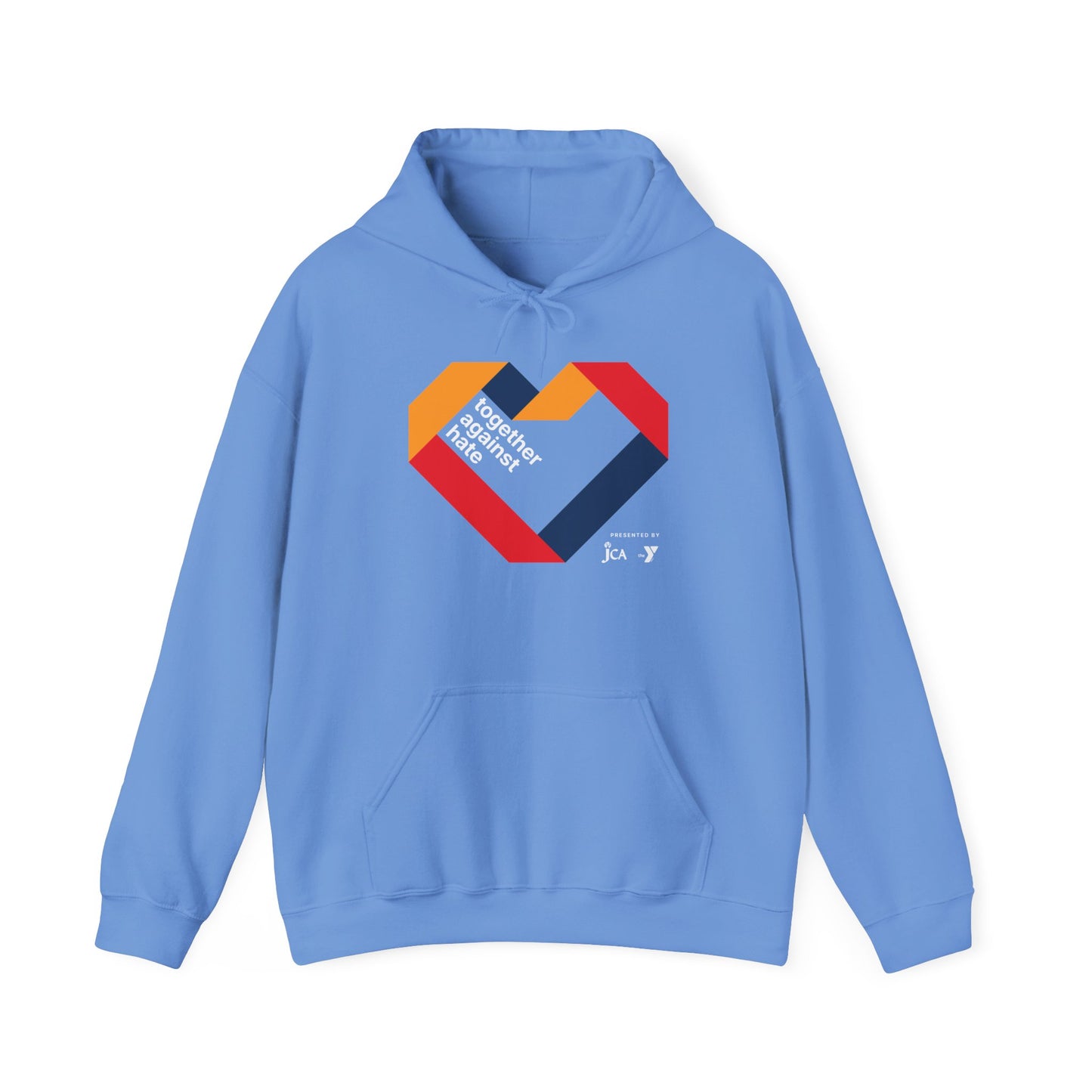 Together Against Hate Heart - Unisex Heavy Blend™ Hooded Sweatshirt