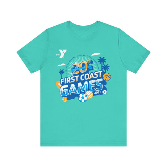First Coast Games 2025 - 20th Anniversary Short Sleeve Tee