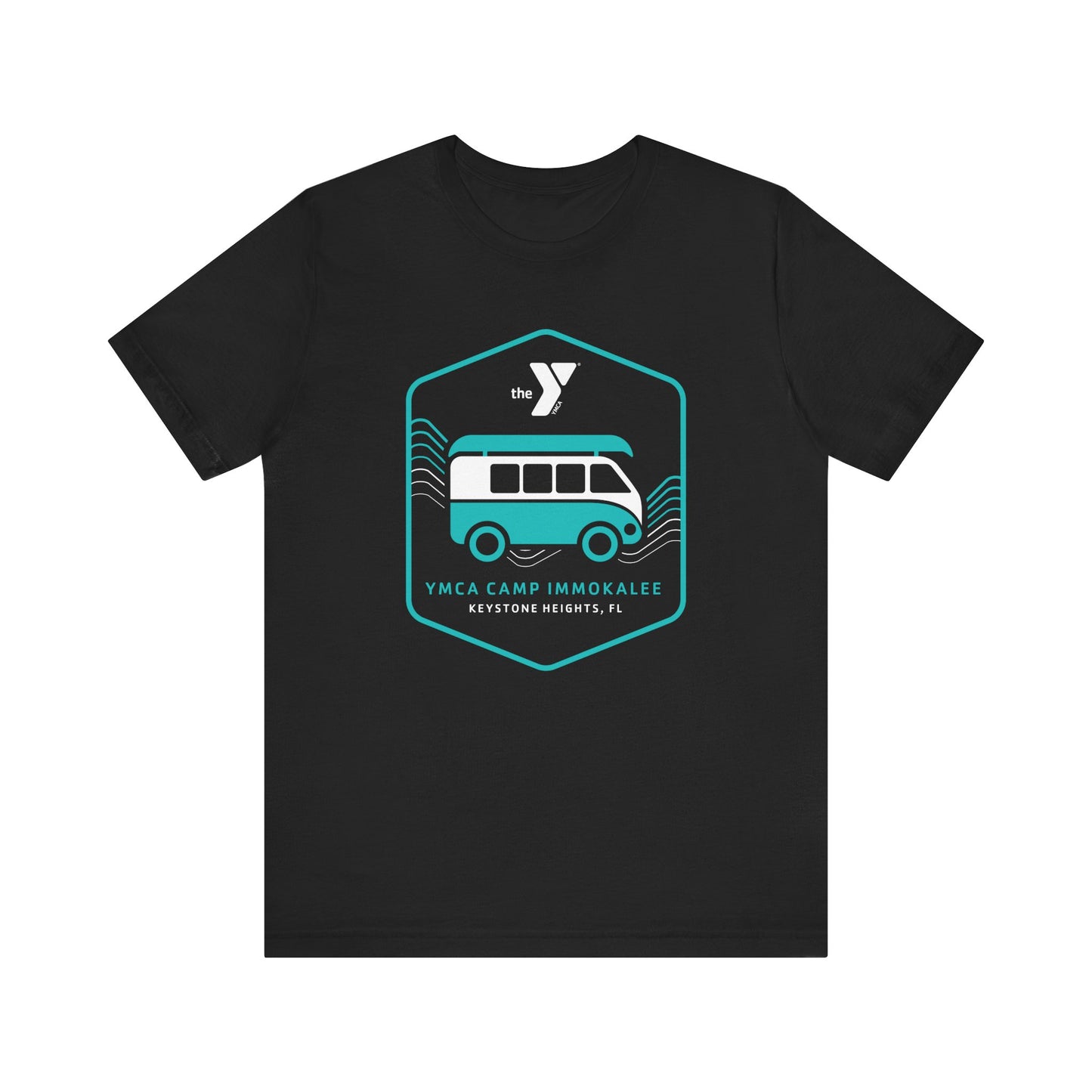 Camp Immokalee Teal Van Short Sleeve Tee
