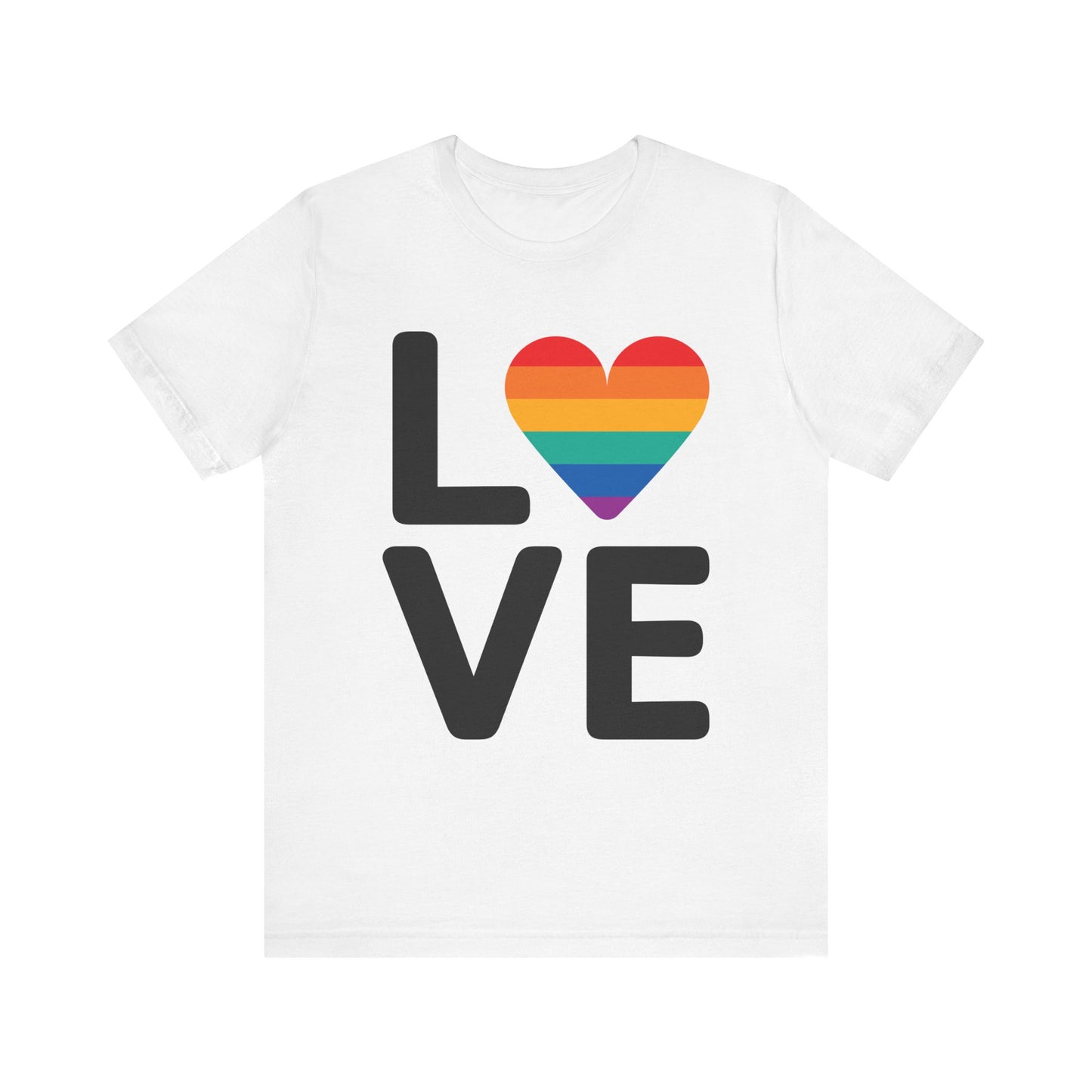 Love the Y - Love Stacked Short Sleeve Tee