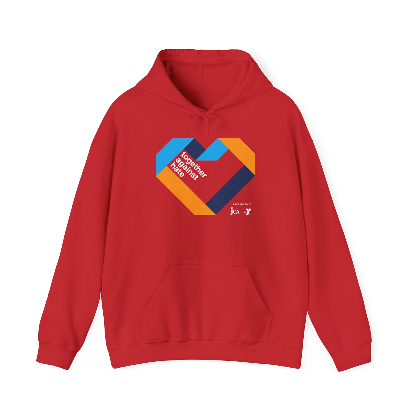 Together Against Hate Heart - Unisex Heavy Blend™ Hooded Sweatshirt