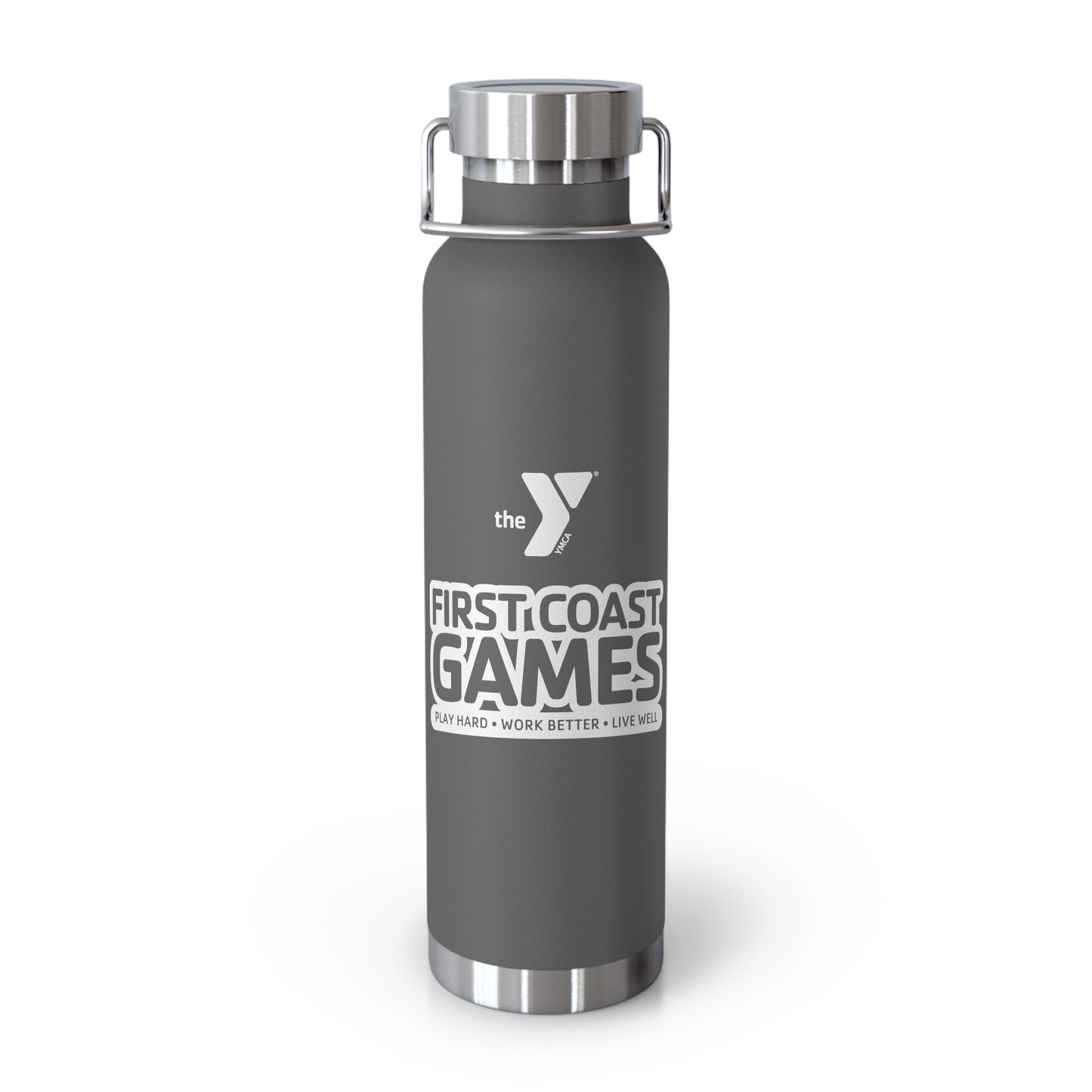 First Coast Games - Copper Vacuum Insulated Bottle, 22oz