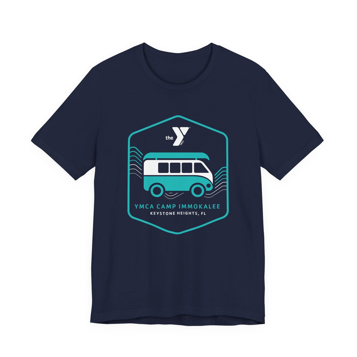 Camp Immokalee Teal Van Short Sleeve Tee