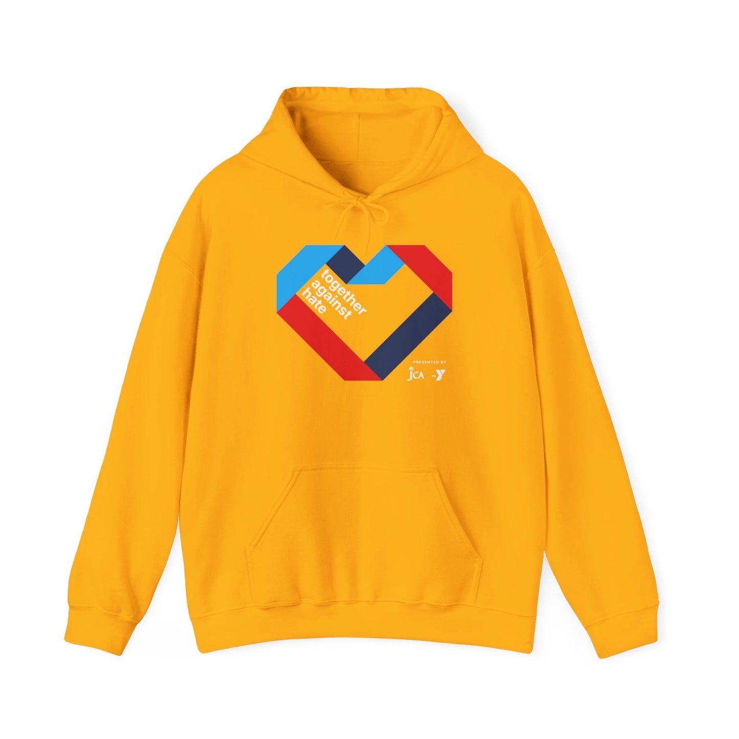 Together Against Hate Heart - Unisex Heavy Blend™ Hooded Sweatshirt