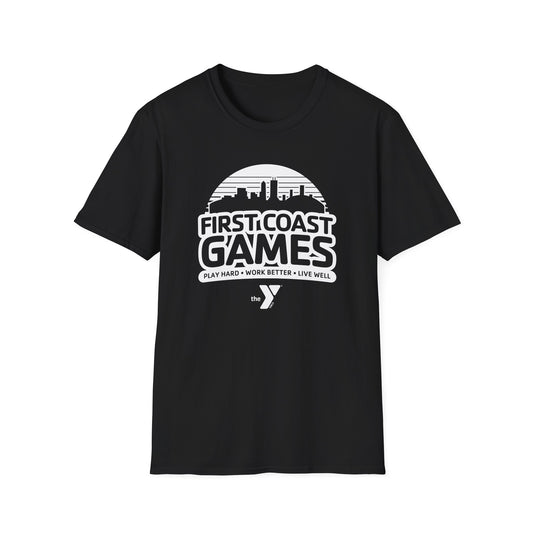 First Coast Games Skyline Unisex Softstyle T-Shirt