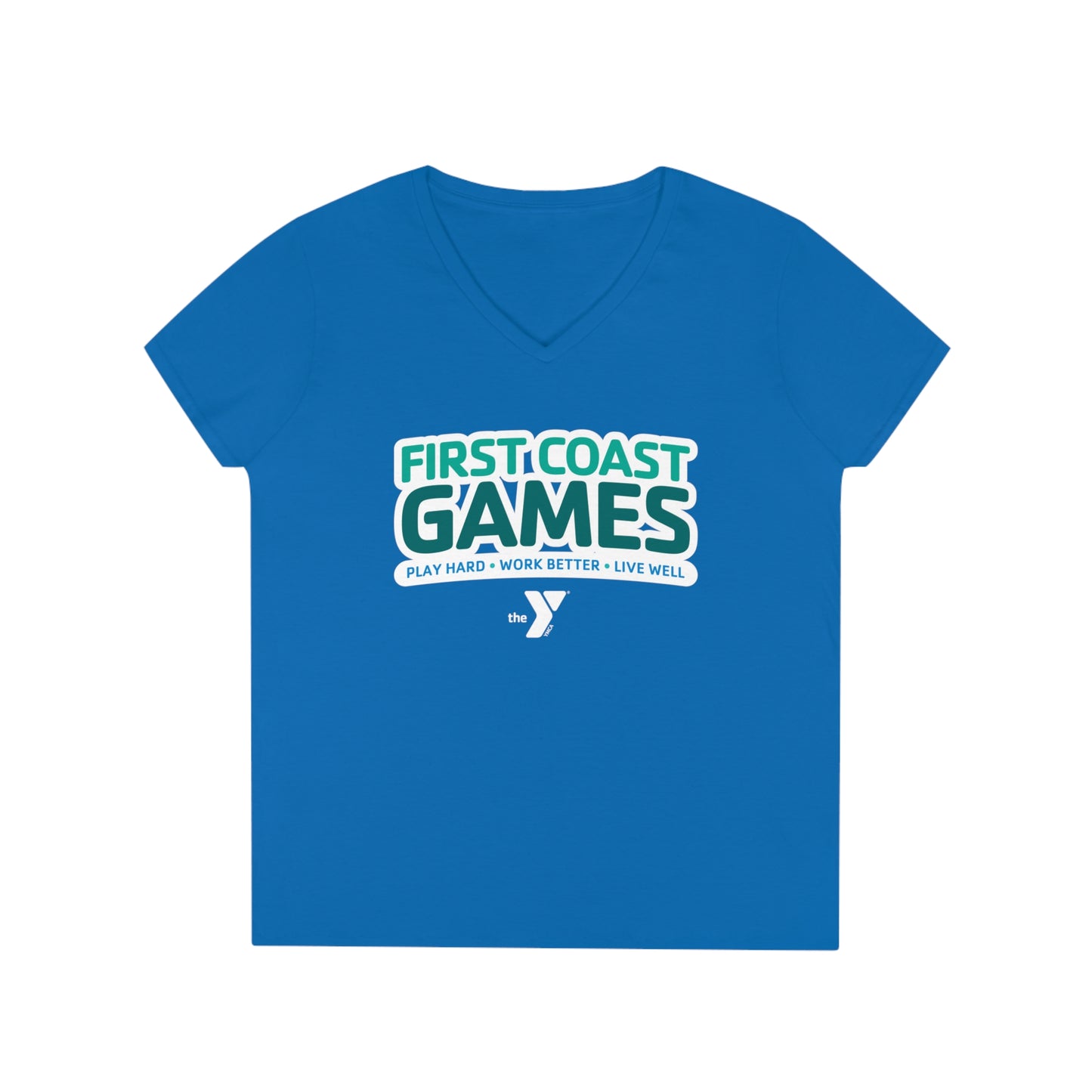 First Coast Games - Ladies' V-Neck T-Shirt