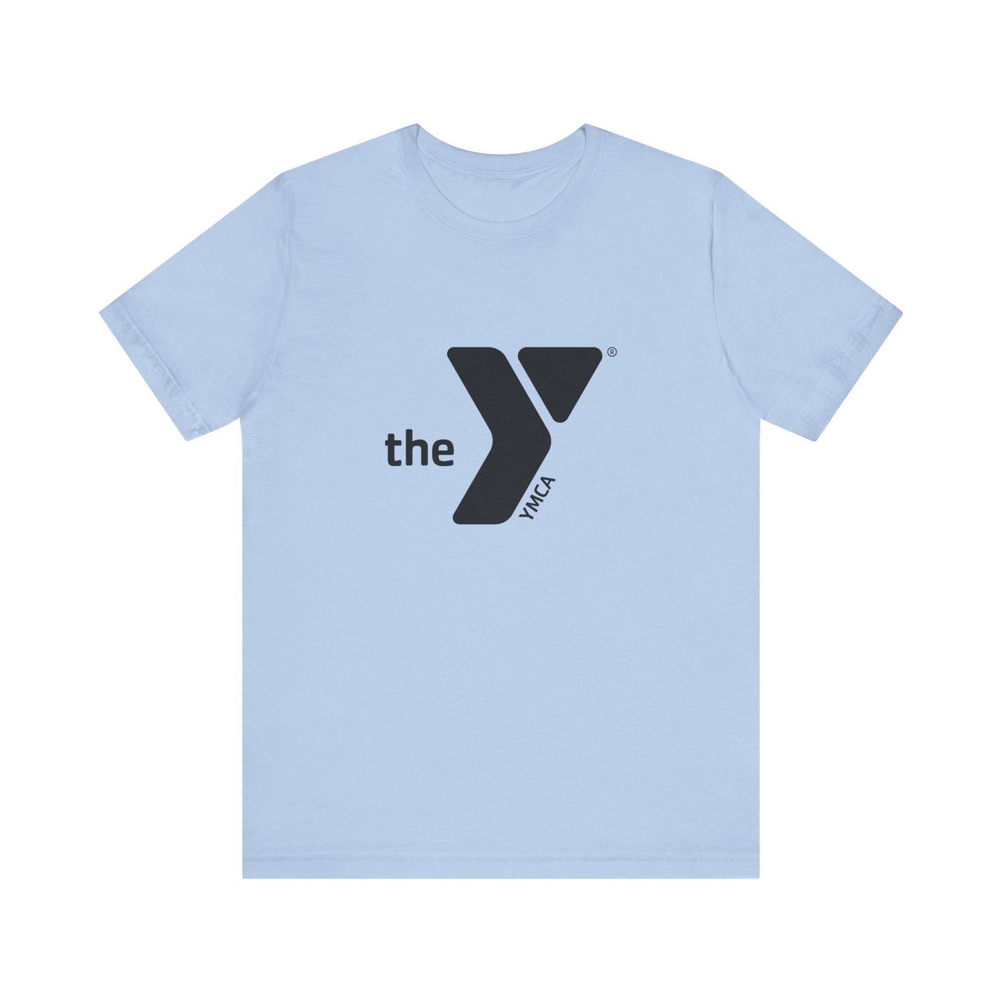 Unisex Black Y Logo Short Sleeve Tee