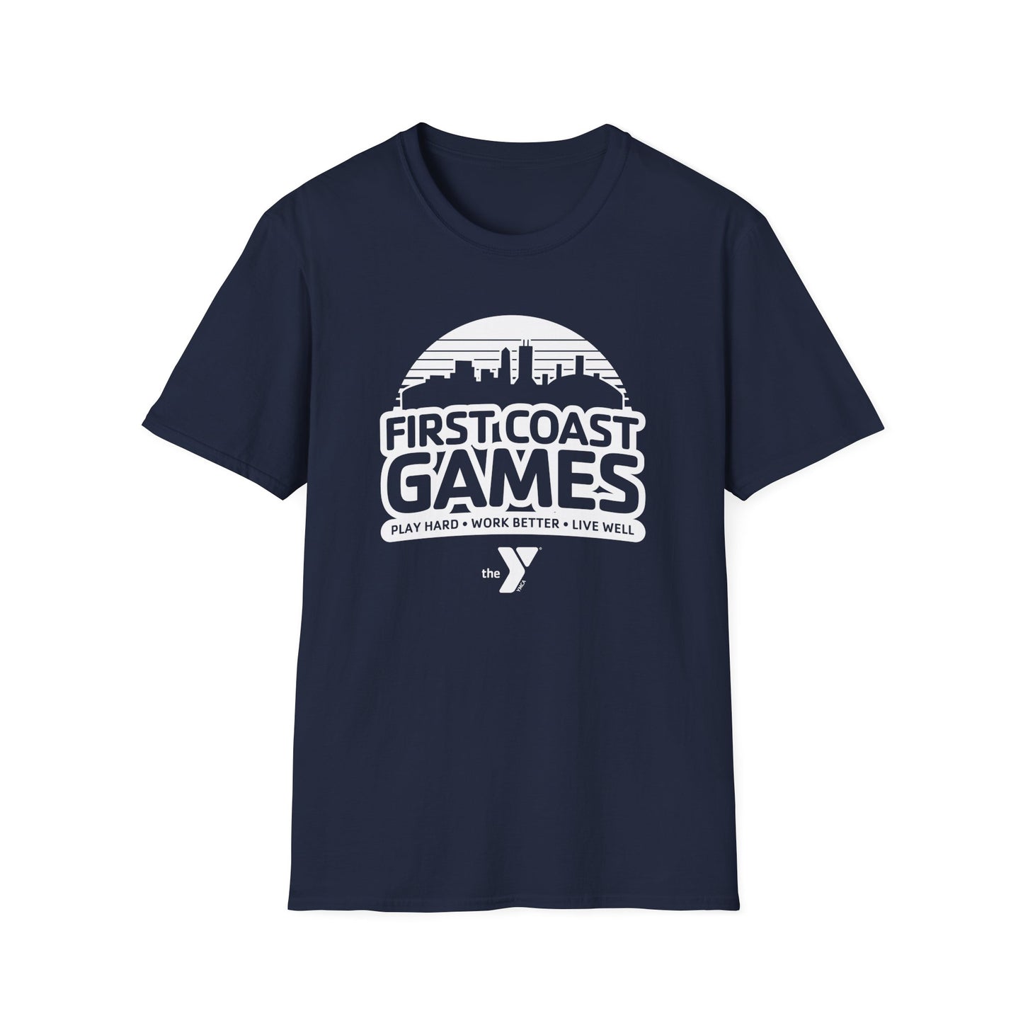 First Coast Games Skyline Unisex Softstyle T-Shirt