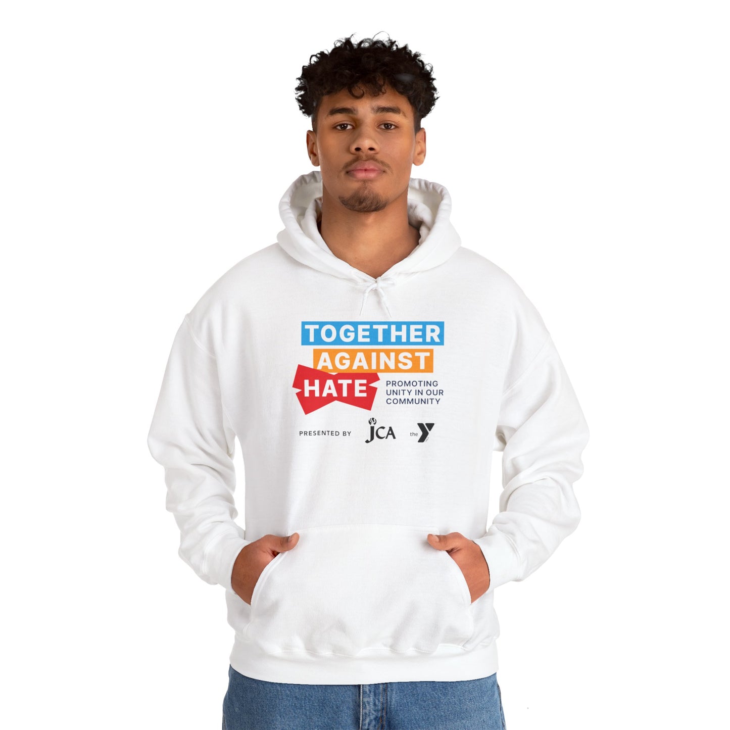 Together Against Hate - Unisex Heavy Blend™ Hooded Sweatshirt