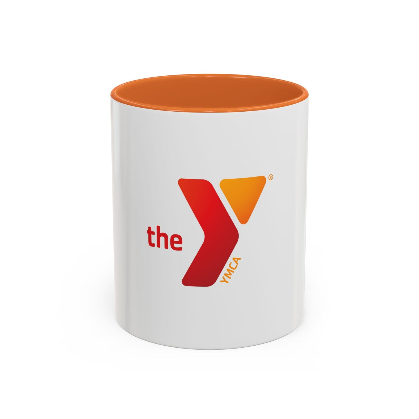 Red Y Logo Two-Tone Accent Mug (11oz, 15oz)