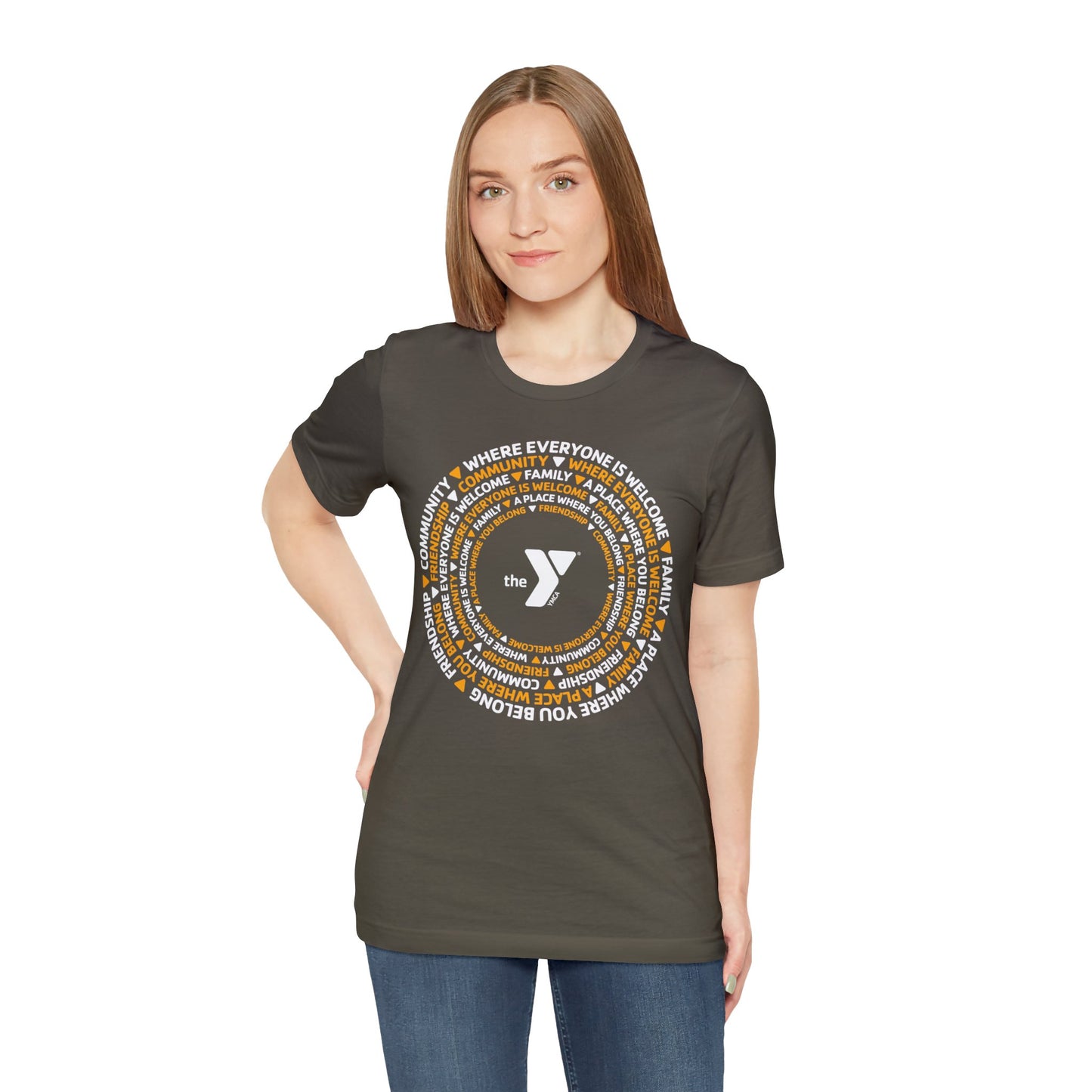 Circles Unisex Jersey Short Sleeve Tee