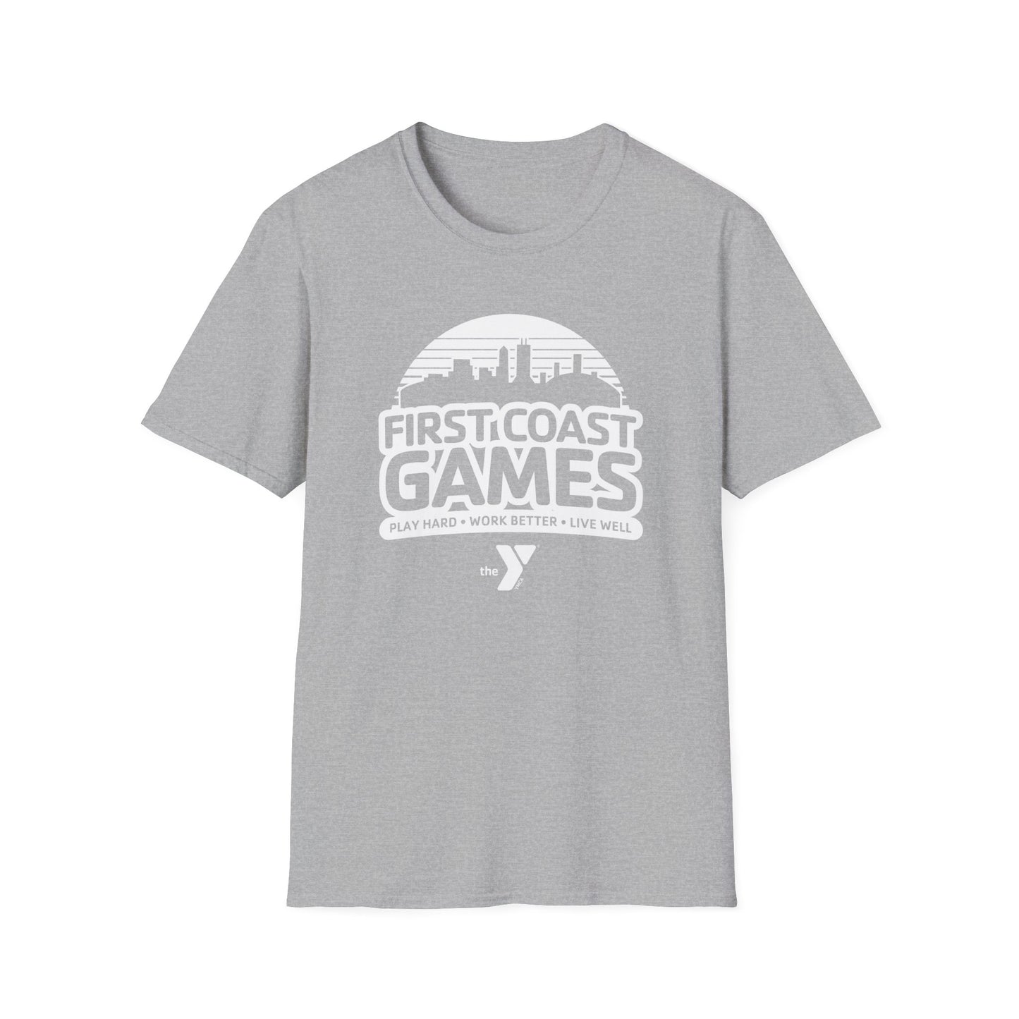 First Coast Games Skyline Unisex Softstyle T-Shirt
