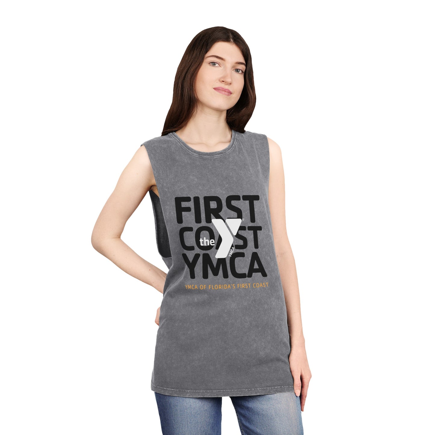 Rep the Y Unisex Stonewash Tank Top