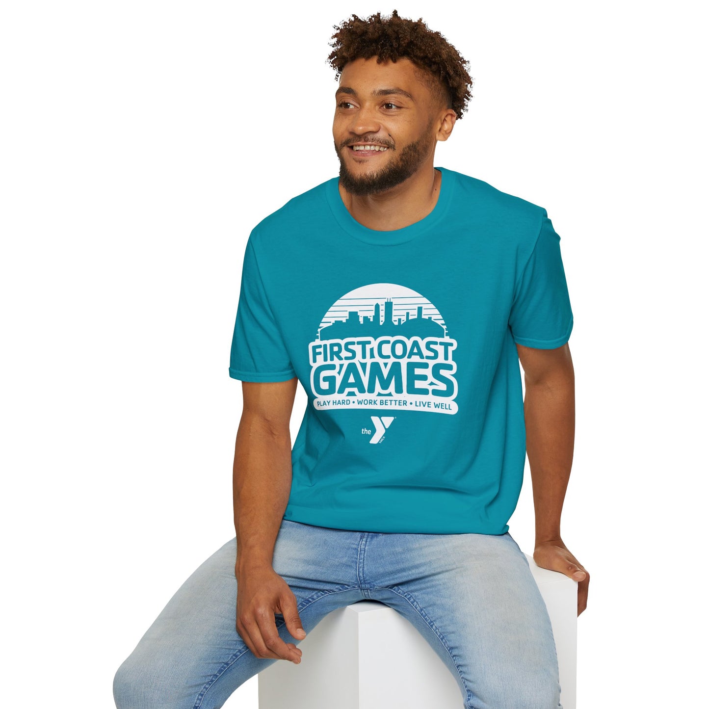 First Coast Games Skyline Unisex Softstyle T-Shirt