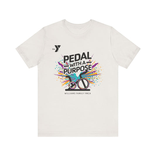 Unisex Williams Y Pedal with a Purpose Jersey Short Sleeve Tee