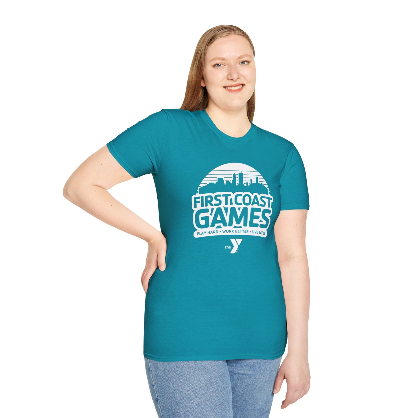 First Coast Games Skyline Unisex Softstyle T-Shirt