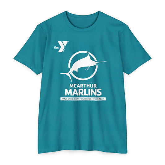 McArthur Marlins Unisex CVC Jersey T-shirt