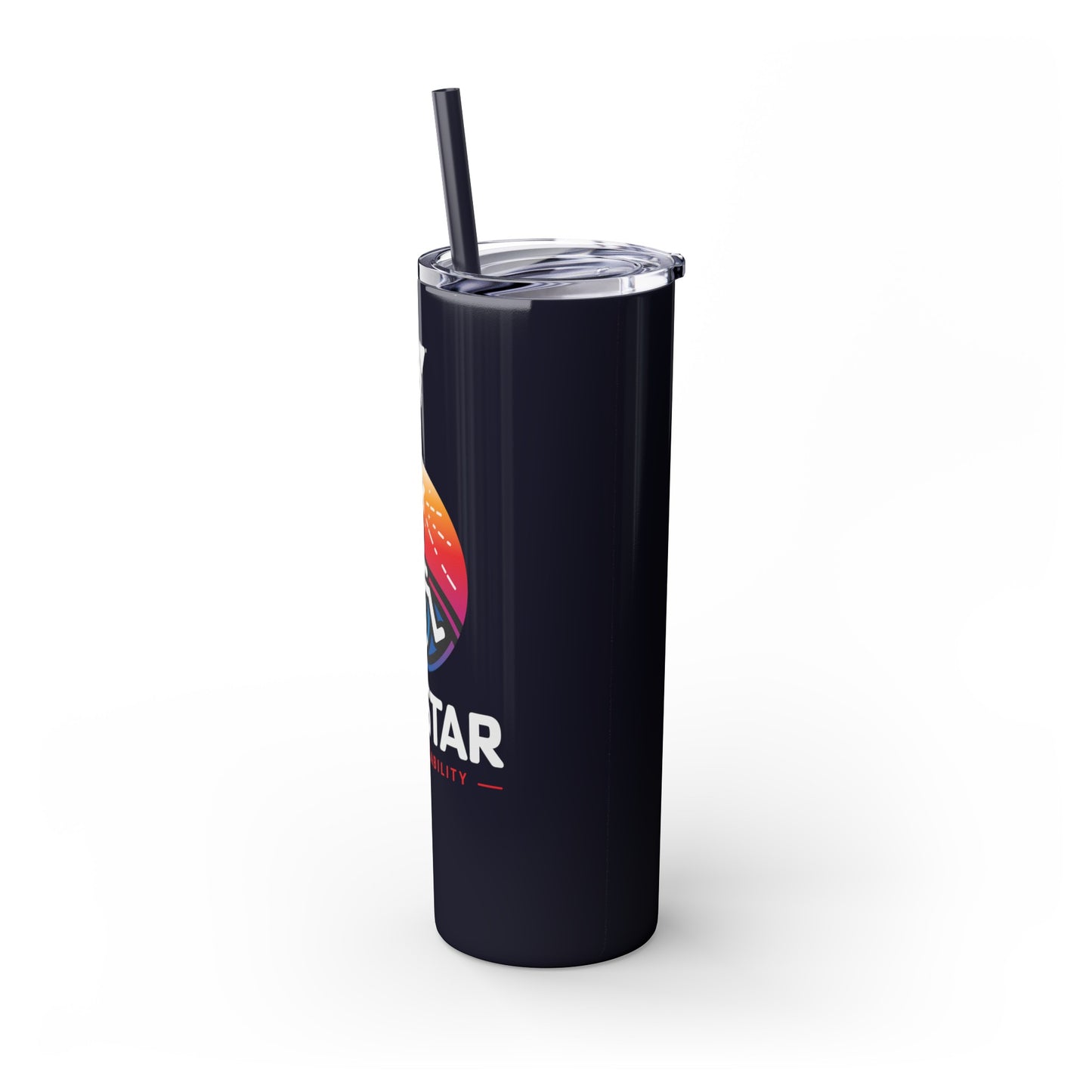 Daystar Skinny Tumbler with Straw, 20oz