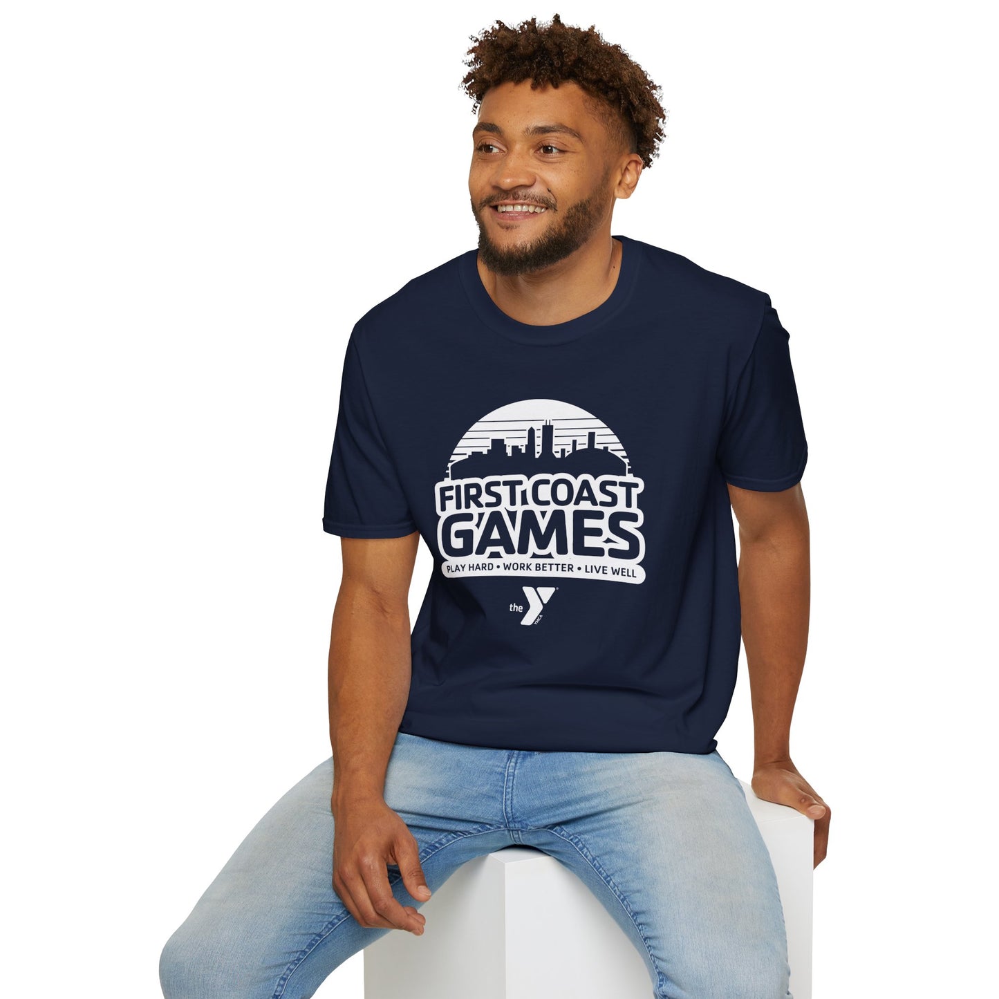 First Coast Games Skyline Unisex Softstyle T-Shirt