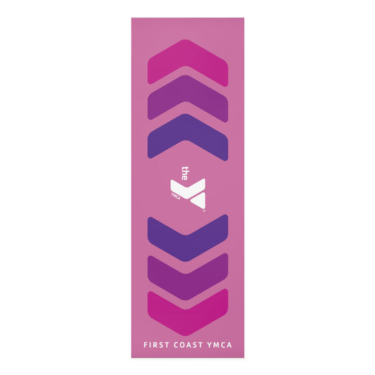 Y Arrow Foam Yoga Mat - Pink