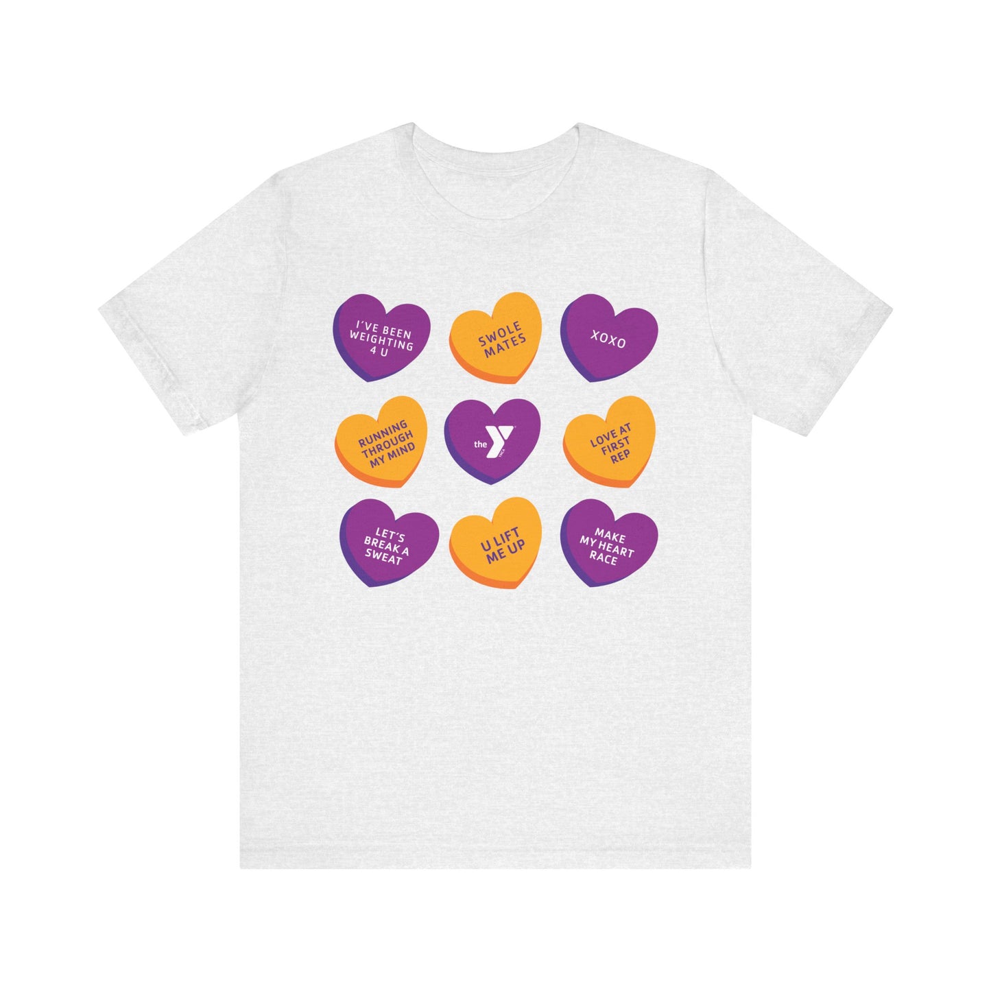 Love The Y - Conversation Hearts Short Sleeve Tee