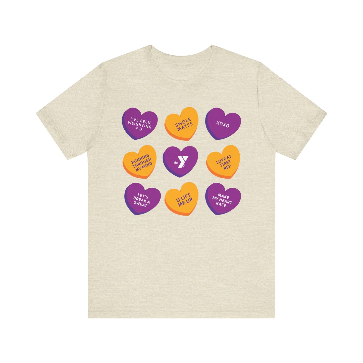 Love The Y - Conversation Hearts Short Sleeve Tee
