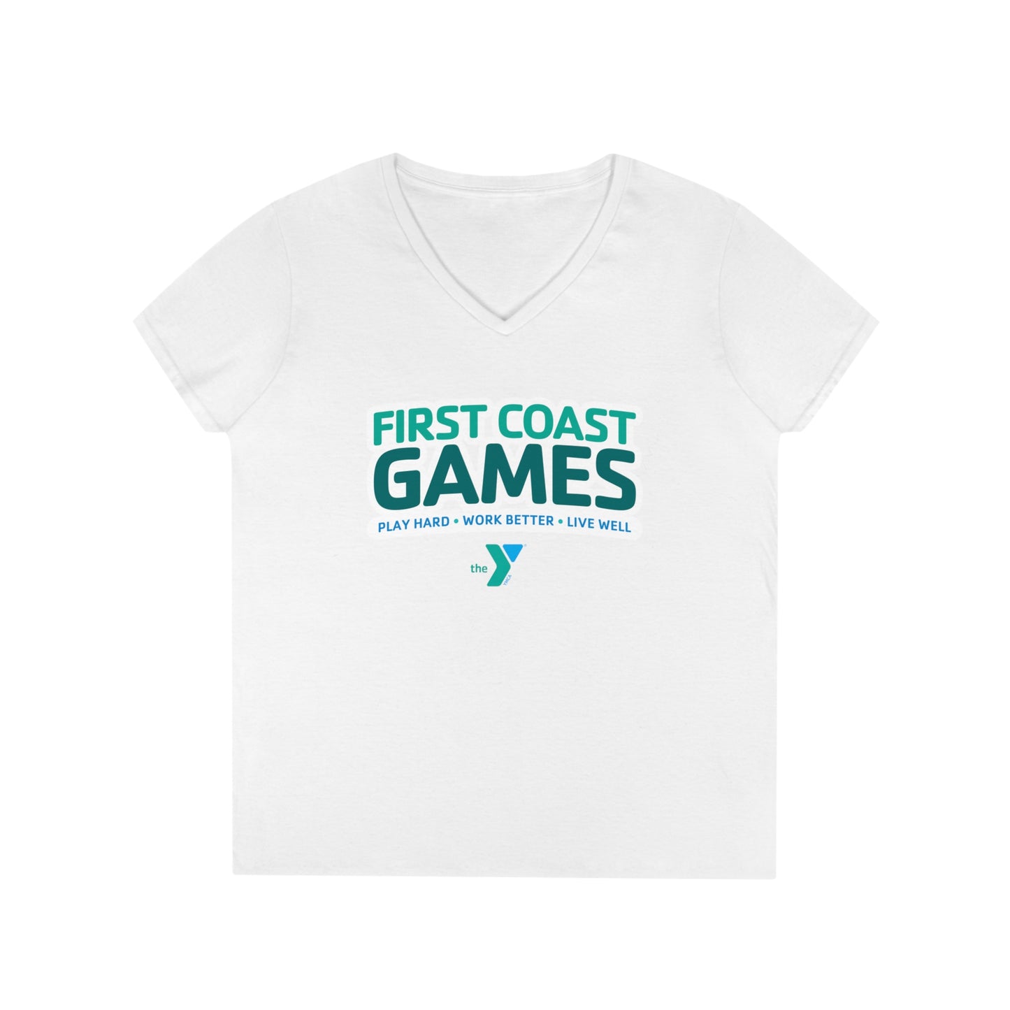 First Coast Games - Ladies' V-Neck T-Shirt