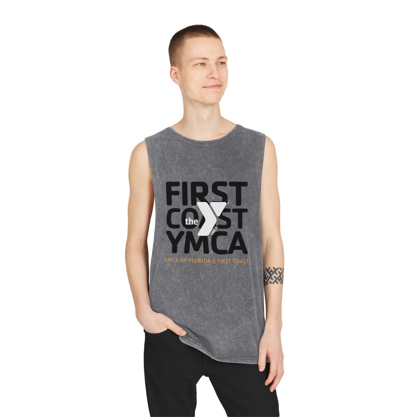 Rep the Y Unisex Stonewash Tank Top