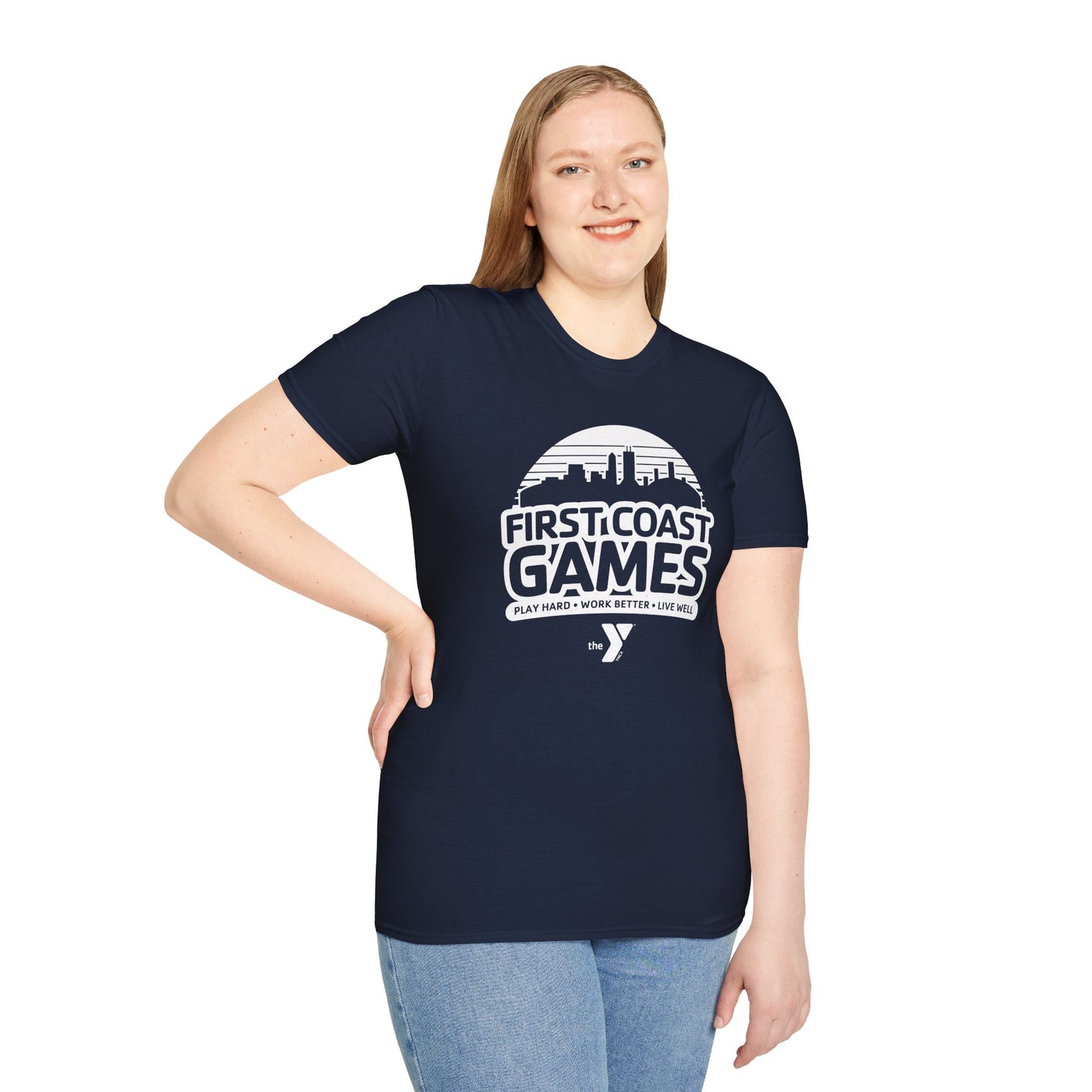 First Coast Games Skyline Unisex Softstyle T-Shirt