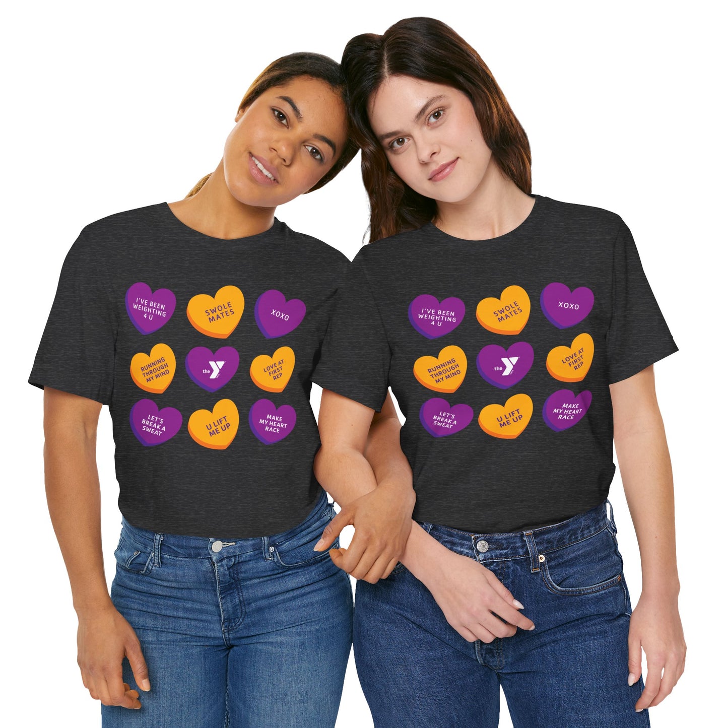 Love The Y - Conversation Hearts Short Sleeve Tee