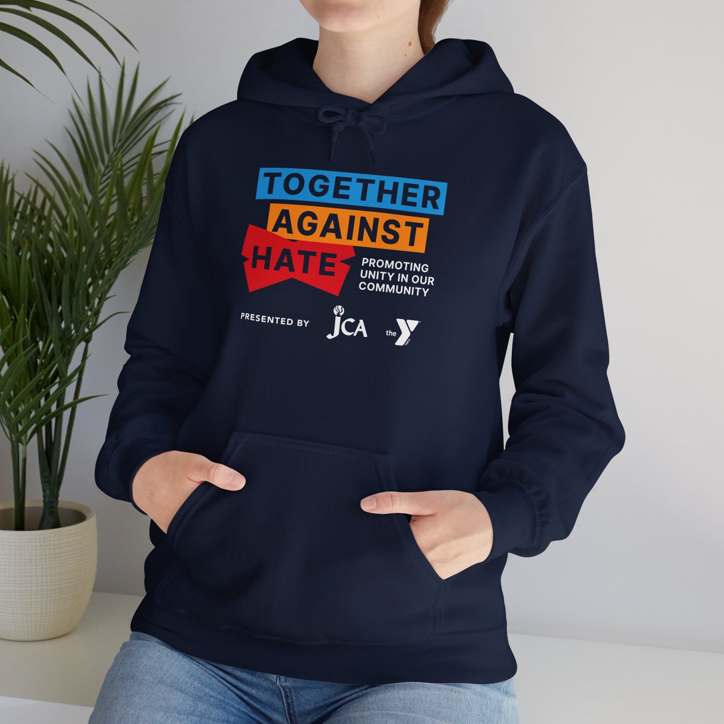 Together Against Hate - Unisex Heavy Blend™ Hooded Sweatshirt