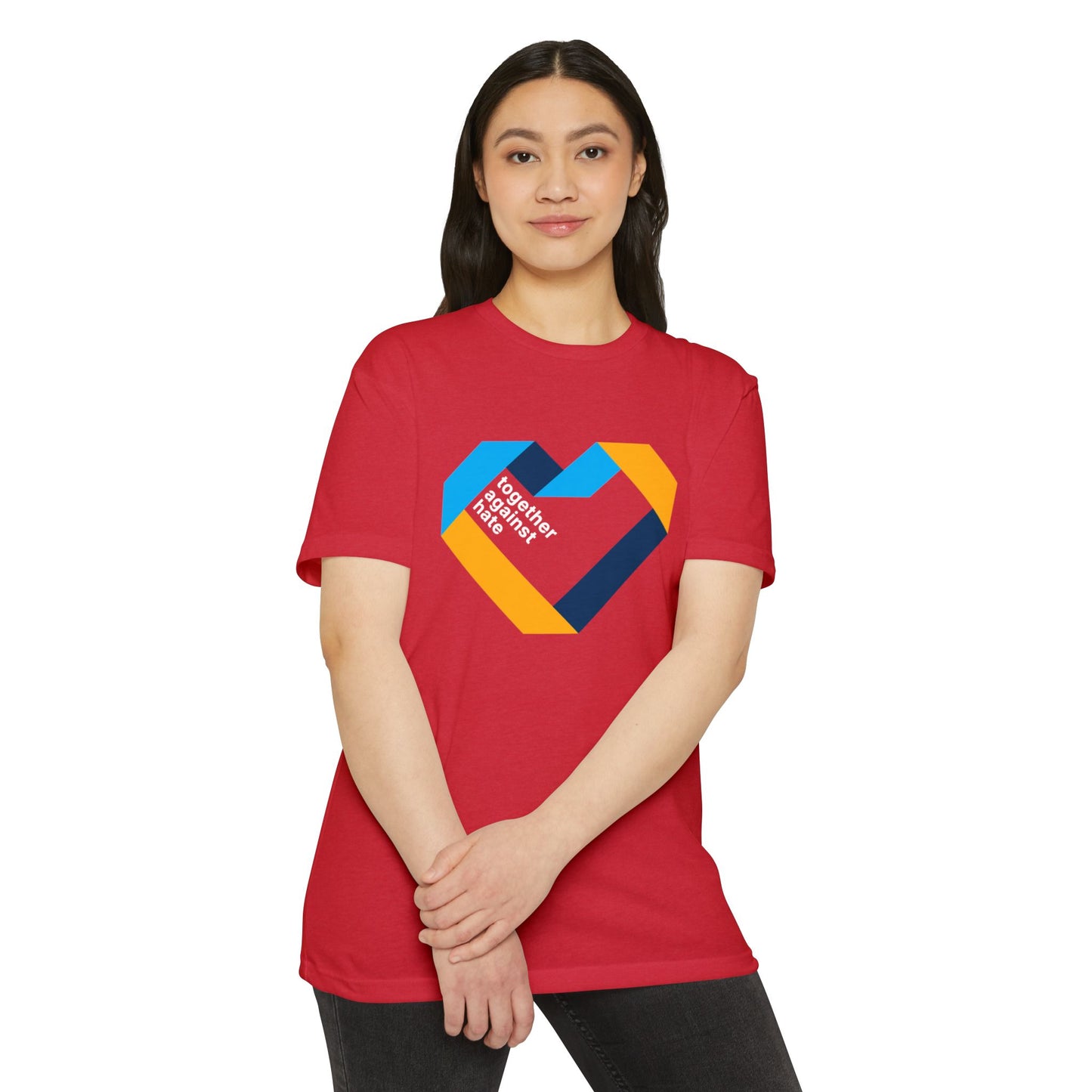 Together Against Hate - Heart Jersey Tee