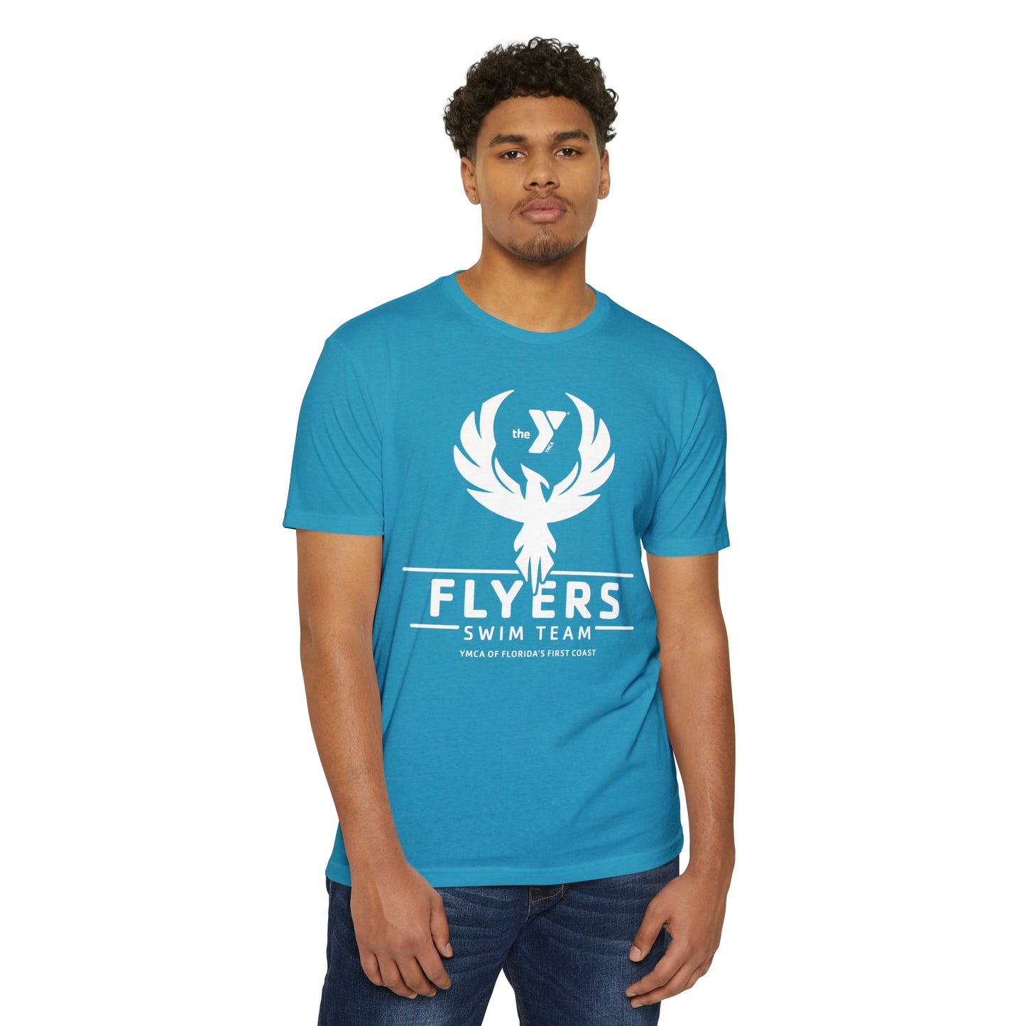 Flyers Swim Team Unisex CVC Jersey T-shirt