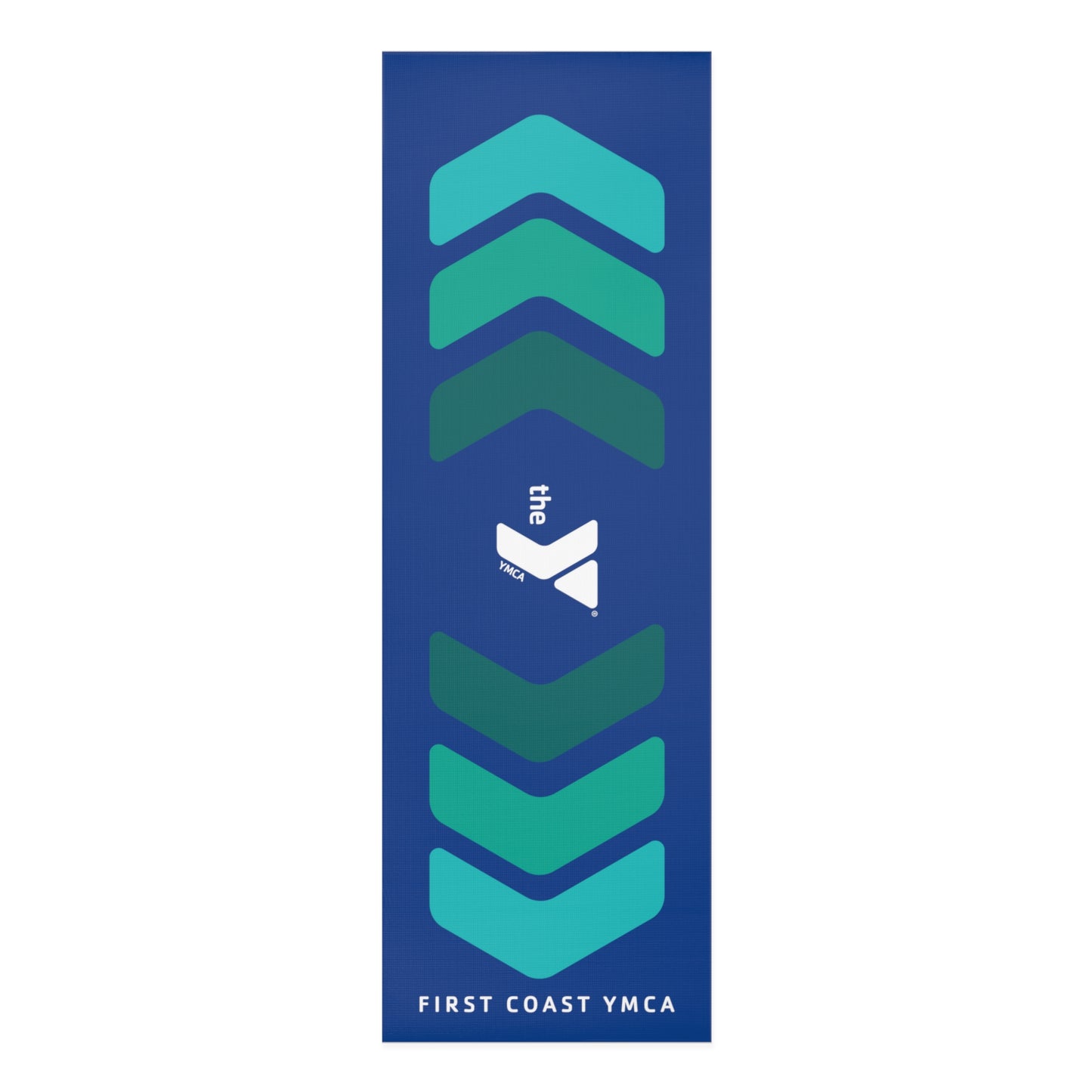 Y Arrow Foam Yoga Mat - Blue